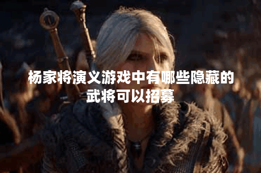 杨家将演义游戏中有哪些隐藏的武将可以招募? 杨家将演义游戏中有哪些隐藏的武将可以招募?