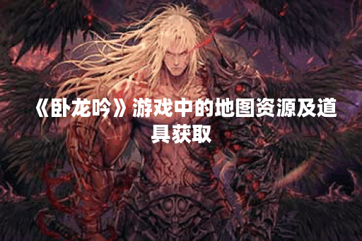 《卧龙吟》游戏中的地图资源及道具获取