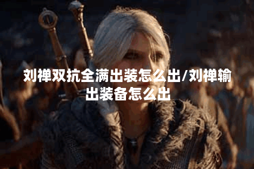 刘禅双抗全满出装怎么出/刘禅输出装备怎么出