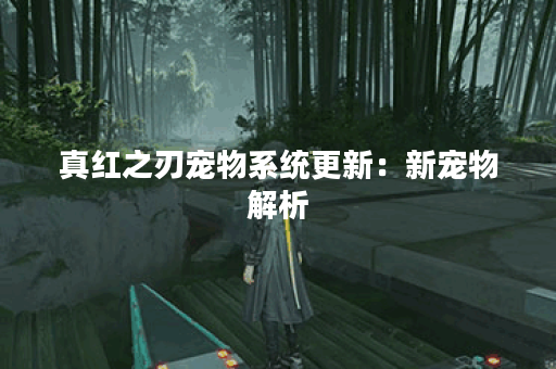 真红之刃宠物系统更新：新宠物解析