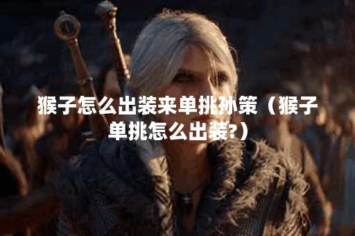 猴子怎么出装来单挑孙策（猴子单挑怎么出装?）