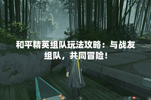 和平精英组队玩法攻略：与战友组队，共同冒险！