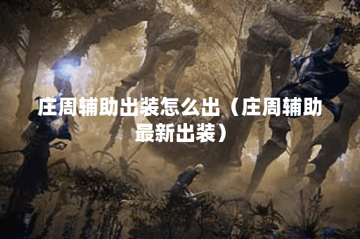 庄周辅助出装怎么出（庄周辅助最新出装）