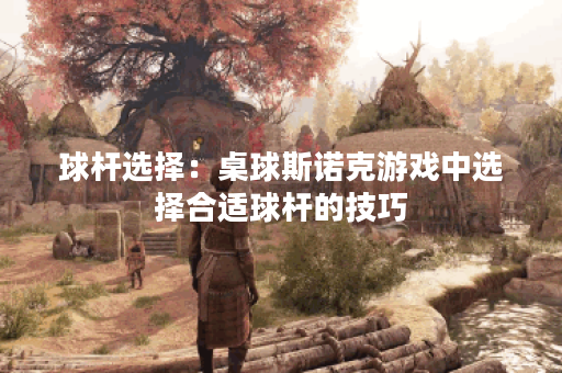 球杆选择：桌球斯诺克游戏中选择合适球杆的技巧