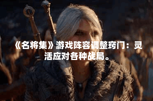 《名将集》游戏阵容调整窍门：灵活应对各种战局。