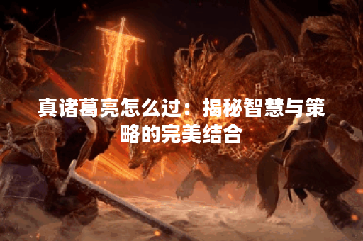 真诸葛亮怎么过：揭秘智慧与策略的完美结合