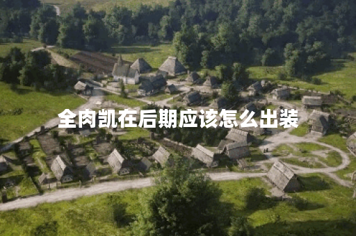全肉凯在后期应该怎么出装？全肉凯的出装后期有哪些推荐？