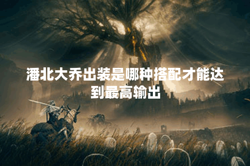 潘北大乔出装是哪种搭配才能达到最高输出？如何优化出装提升潘北大乔战斗力？
