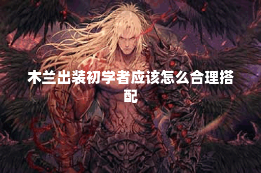 木兰出装初学者应该怎么合理搭配？初学者如何掌握木兰的出装技巧？