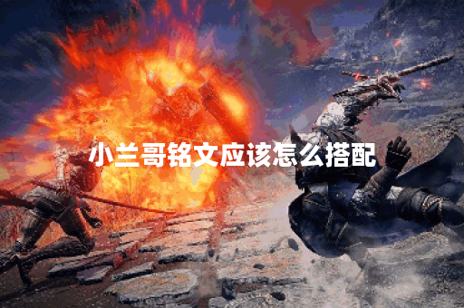 小兰哥铭文应该怎么搭配？出装顺序是怎样的？