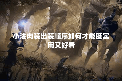 小法肉装出装顺序如何才能既实用又好看？