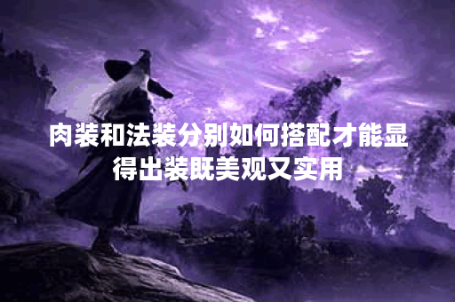 肉装和法装分别如何搭配才能显得出装既美观又实用? 肉装和法装分别如何搭配才能显得出装既美观又实用?