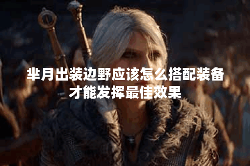 芈月出装边野应该怎么搭配装备才能发挥最佳效果？