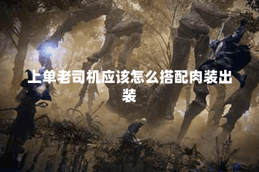 上单老司机应该怎么搭配肉装出装？