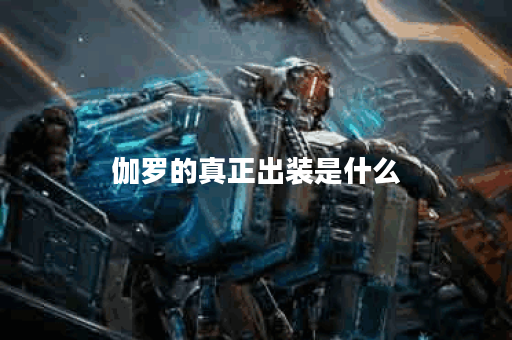 伽罗的真正出装是什么？应该如何正确出装？