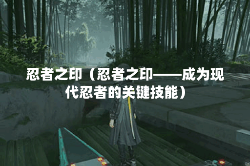 忍者之印（忍者之印——成为现代忍者的关键技能）