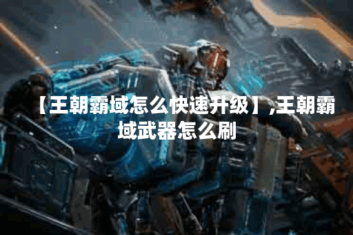 【王朝霸域怎么快速升级】,王朝霸域武器怎么刷