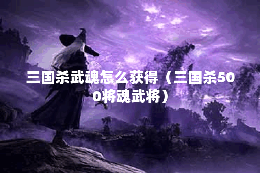 三国杀武魂怎么获得(三国杀500将魂武将)