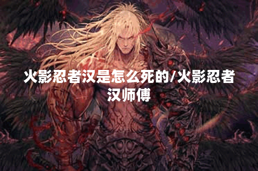 火影忍者汉是怎么死的/火影忍者汉师傅
