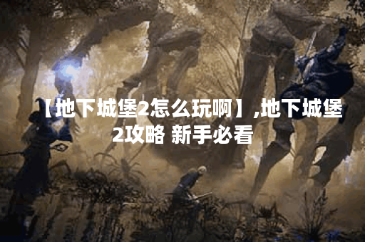 【地下城堡2怎么玩啊】,地下城堡2攻略 新手必看