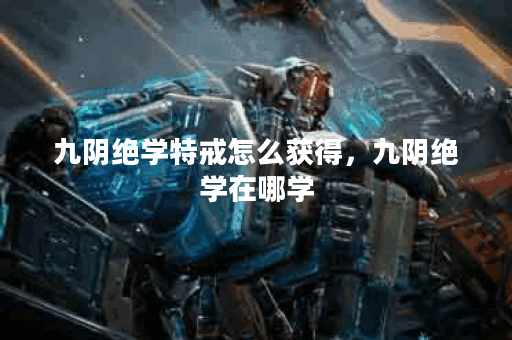 九阴绝学特戒怎么获得,九阴绝学在哪学