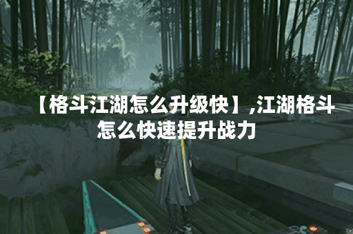 【格斗江湖怎么升级快】,江湖格斗怎么快速提升战力