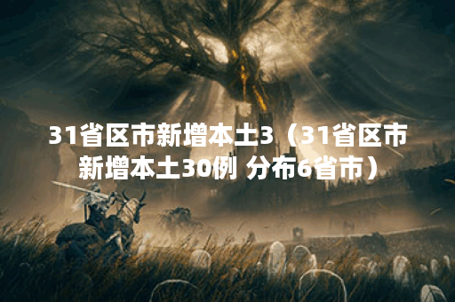 31省区市新增本土3（31省区市新增本土30例 分布6省市）