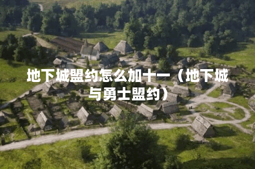 地下城盟约怎么加十一(地下城与勇士盟约) 地下城盟约怎么加十一(地下城与勇士盟约)