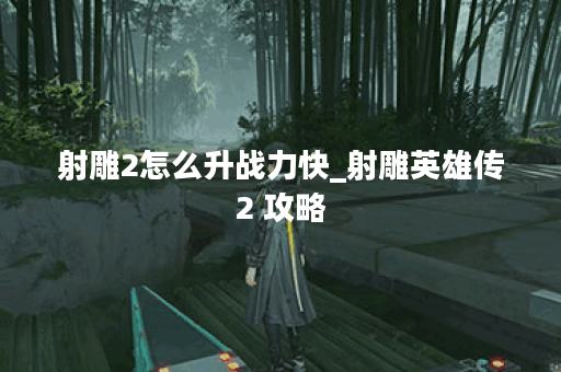 射雕2怎么升战力快_射雕英雄传2 攻略