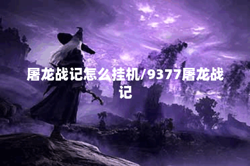 屠龙战记怎么挂机/9377屠龙战记