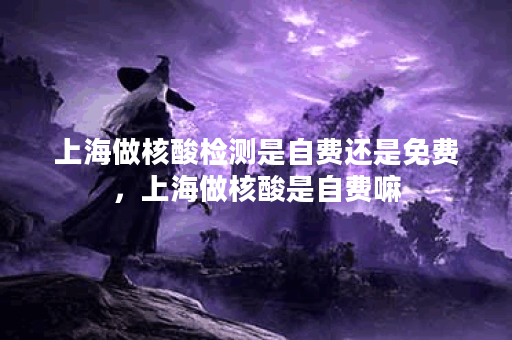 上海做核酸检测是自费还是免费，上海做核酸是自费嘛