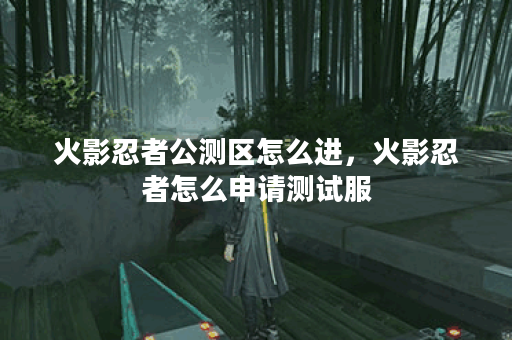 火影忍者公测区怎么进，火影忍者怎么申请测试服