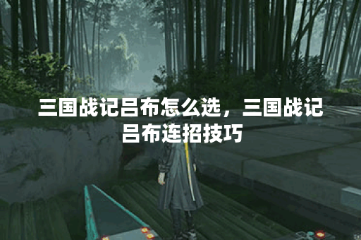 三国战记吕布怎么选，三国战记吕布连招技巧