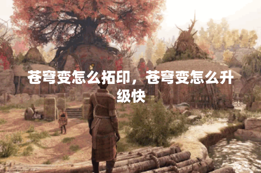 苍穹变怎么拓印，苍穹变怎么升级快