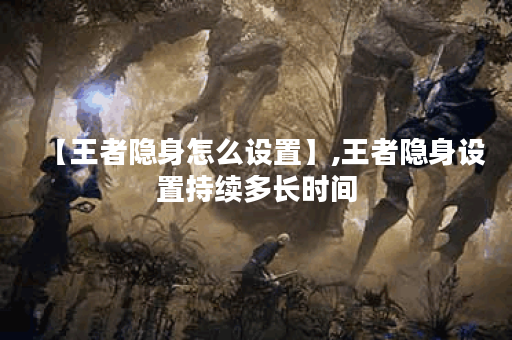 【王者隐身怎么设置】,王者隐身设置持续多长时间