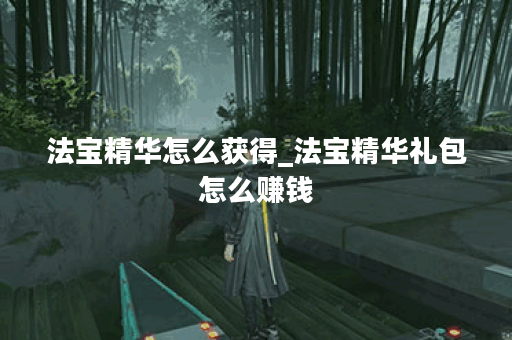 法宝精华怎么获得_法宝精华礼包怎么赚钱
