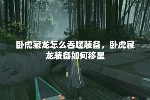 卧虎藏龙怎么吞噬装备,卧虎藏龙装备如何移星