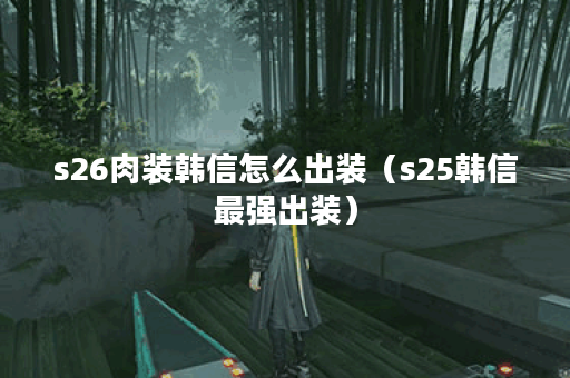 s26肉装韩信怎么出装（s25韩信最强出装）