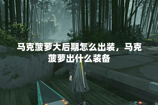 马克菠萝大后期怎么出装，马克菠萝出什么装备
