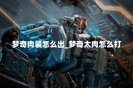 梦奇肉装怎么出_梦奇太肉怎么打