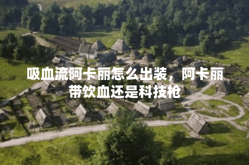 吸血流阿卡丽怎么出装，阿卡丽带饮血还是科技枪