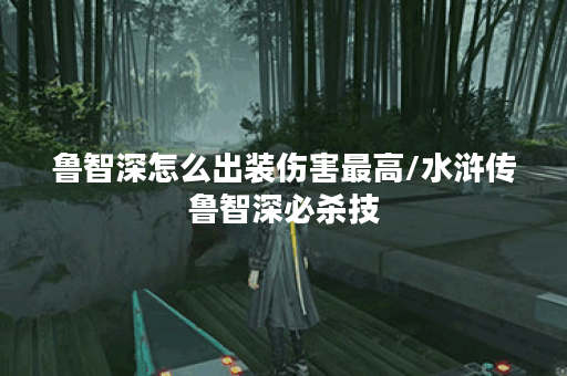 鲁智深怎么出装伤害最高/水浒传鲁智深必杀技