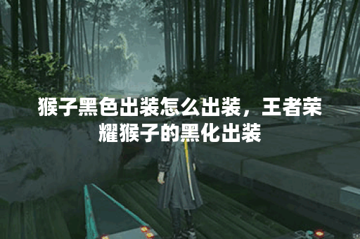 猴子黑色出装怎么出装，王者荣耀猴子的黑化出装