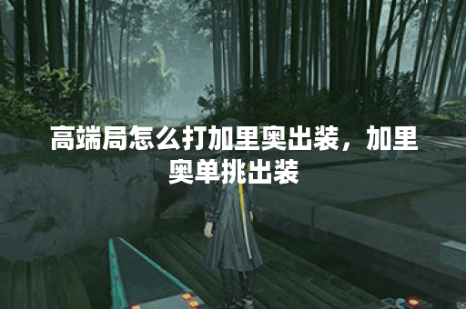 高端局怎么打加里奥出装，加里奥单挑出装