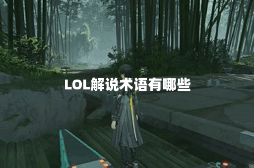 LOL解说术语有哪些？如何理解这些术语的含义？