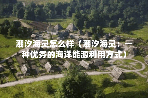 潮汐海灵怎么样（潮汐海灵：一种优秀的海洋能源利用方式）