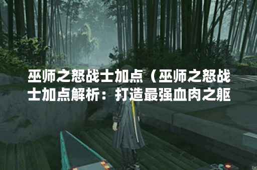 巫师之怒战士加点（巫师之怒战士加点解析：打造最强血肉之躯！）
