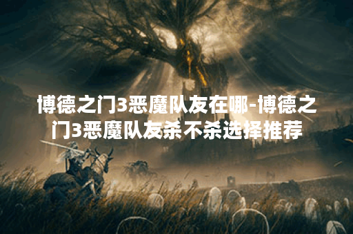 博德之门3恶魔队友在哪-博德之门3恶魔队友杀不杀选择推荐