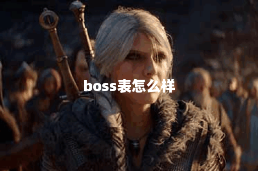 boss表怎么样 boss表怎么样