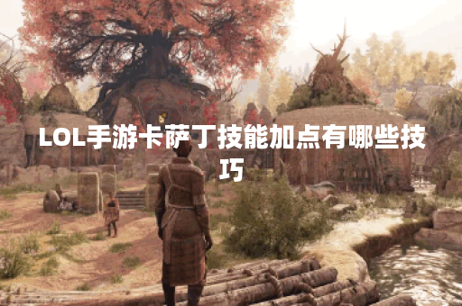 LOL手游卡萨丁技能加点有哪些技巧？如何选择最佳加点方案？